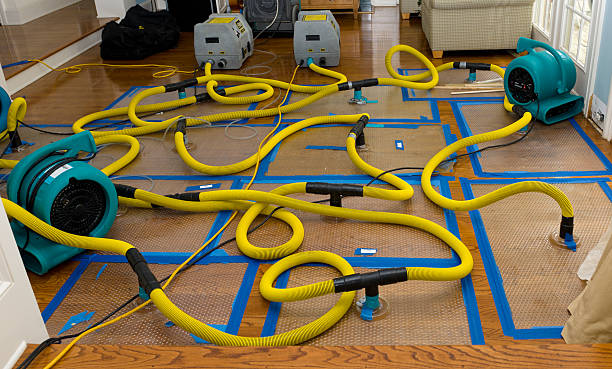 Professional Crawl Space Water Removal technician working in Woonsocket, RI